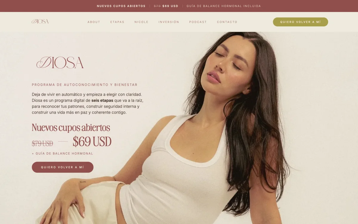 Web de DIOSA