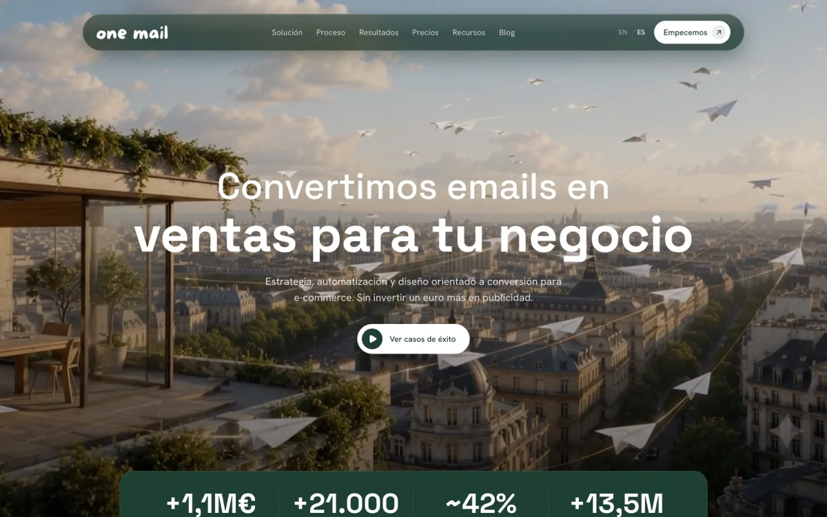 Web de One Mail Studio